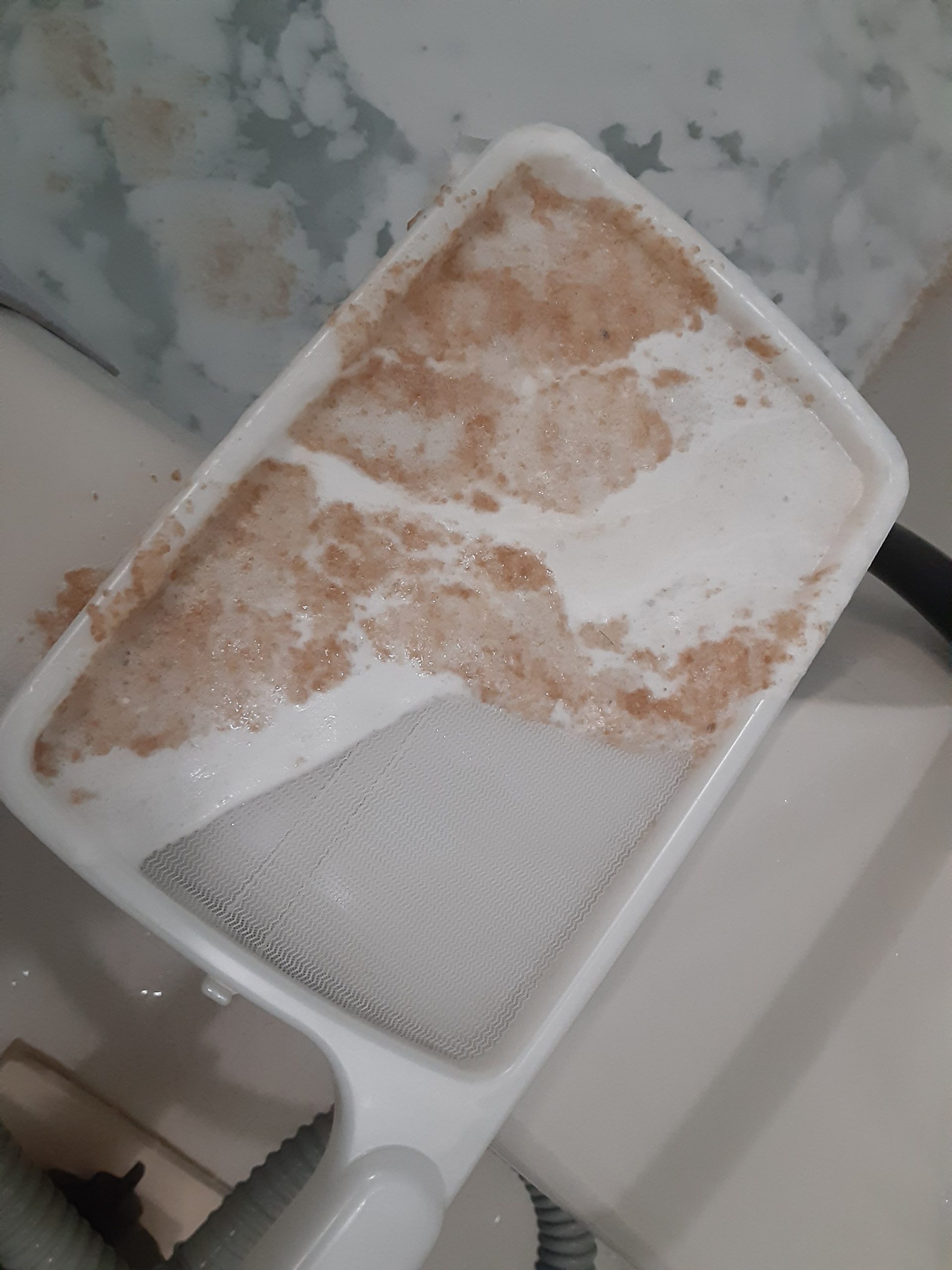 風呂釜洗浄の皮脂汚れ