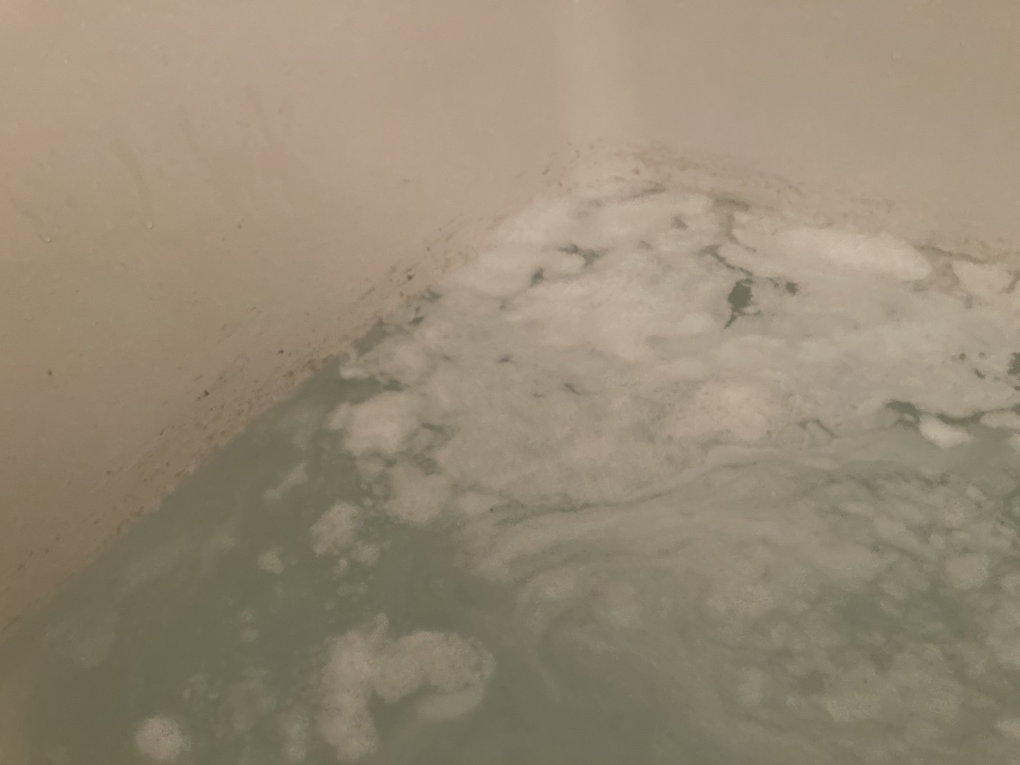 風呂釜洗浄の作業