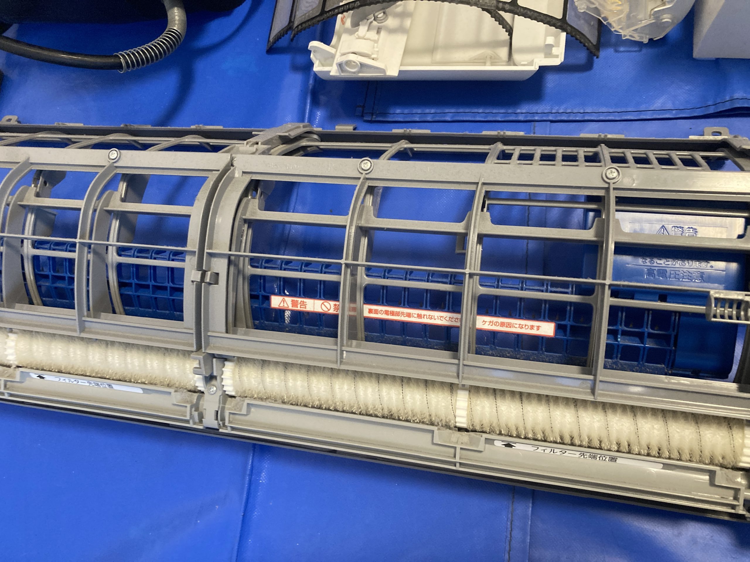 「福岡市早良区 東芝エアコンクリーニング ビフォーアフター」