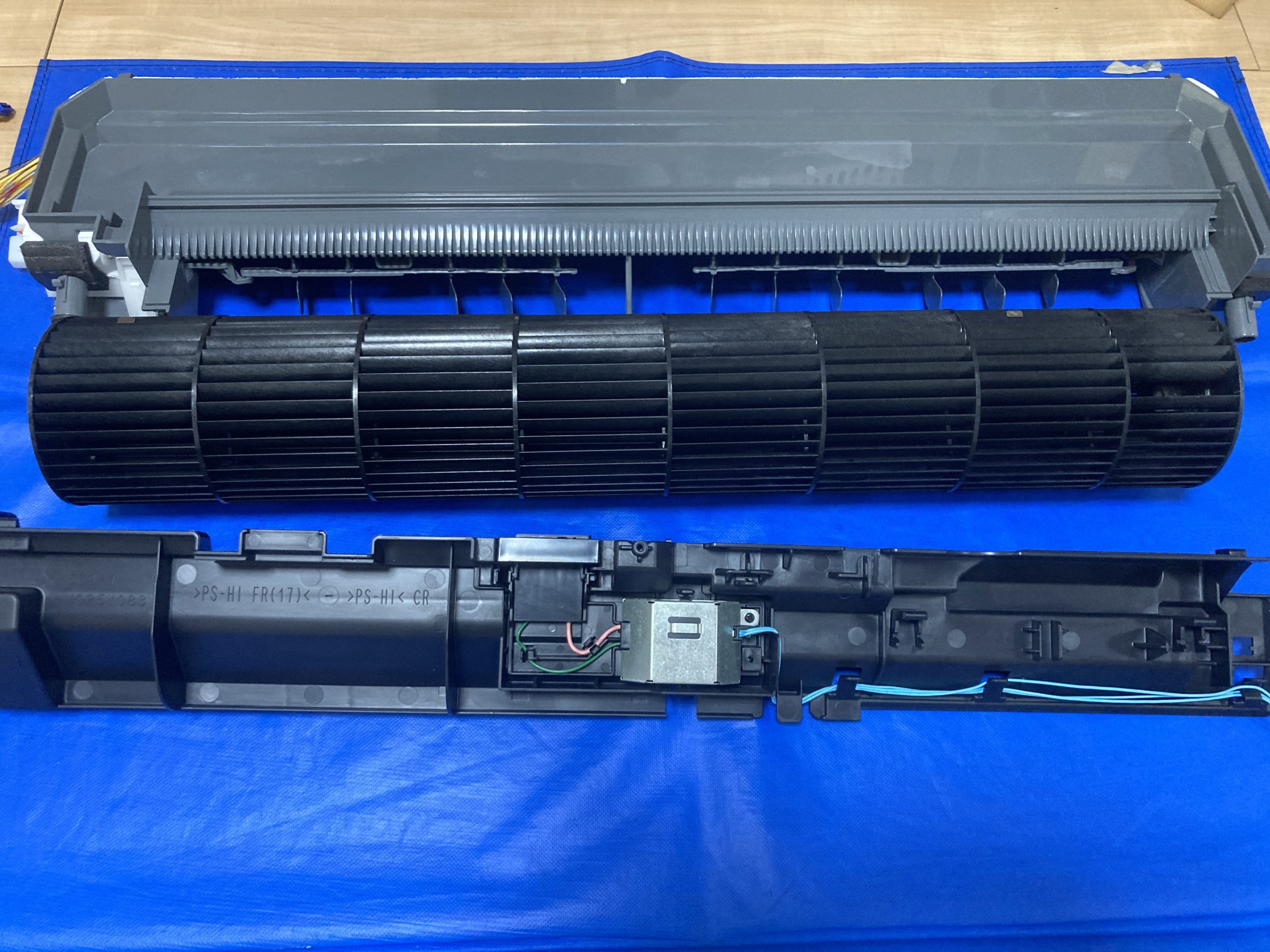 黒カビゼロ。水が流れる本来の状態へ復元。