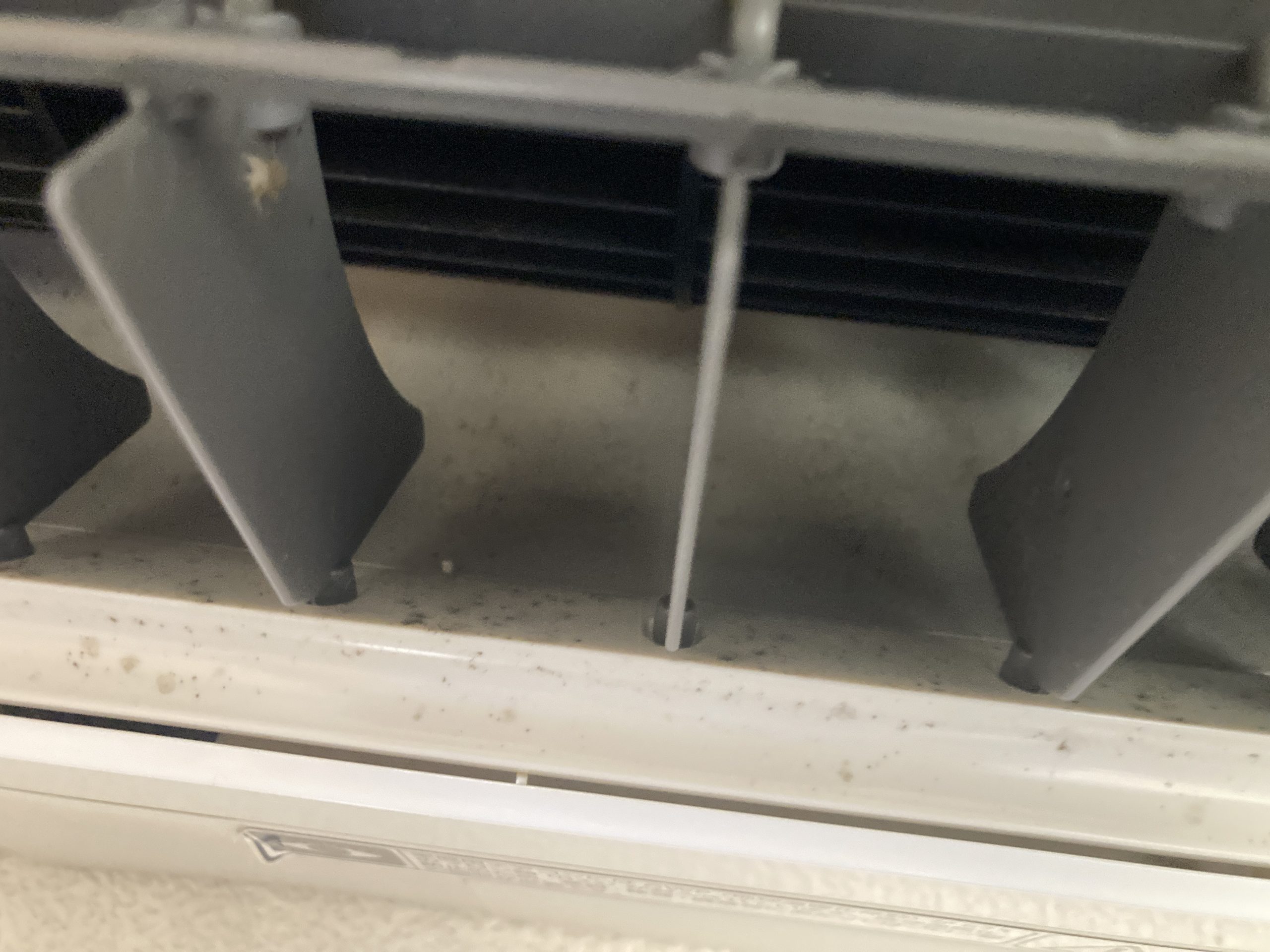 パナソニックお掃除機能付きエアコン（CS-636CXR2-W／2016年製）吹き出し口