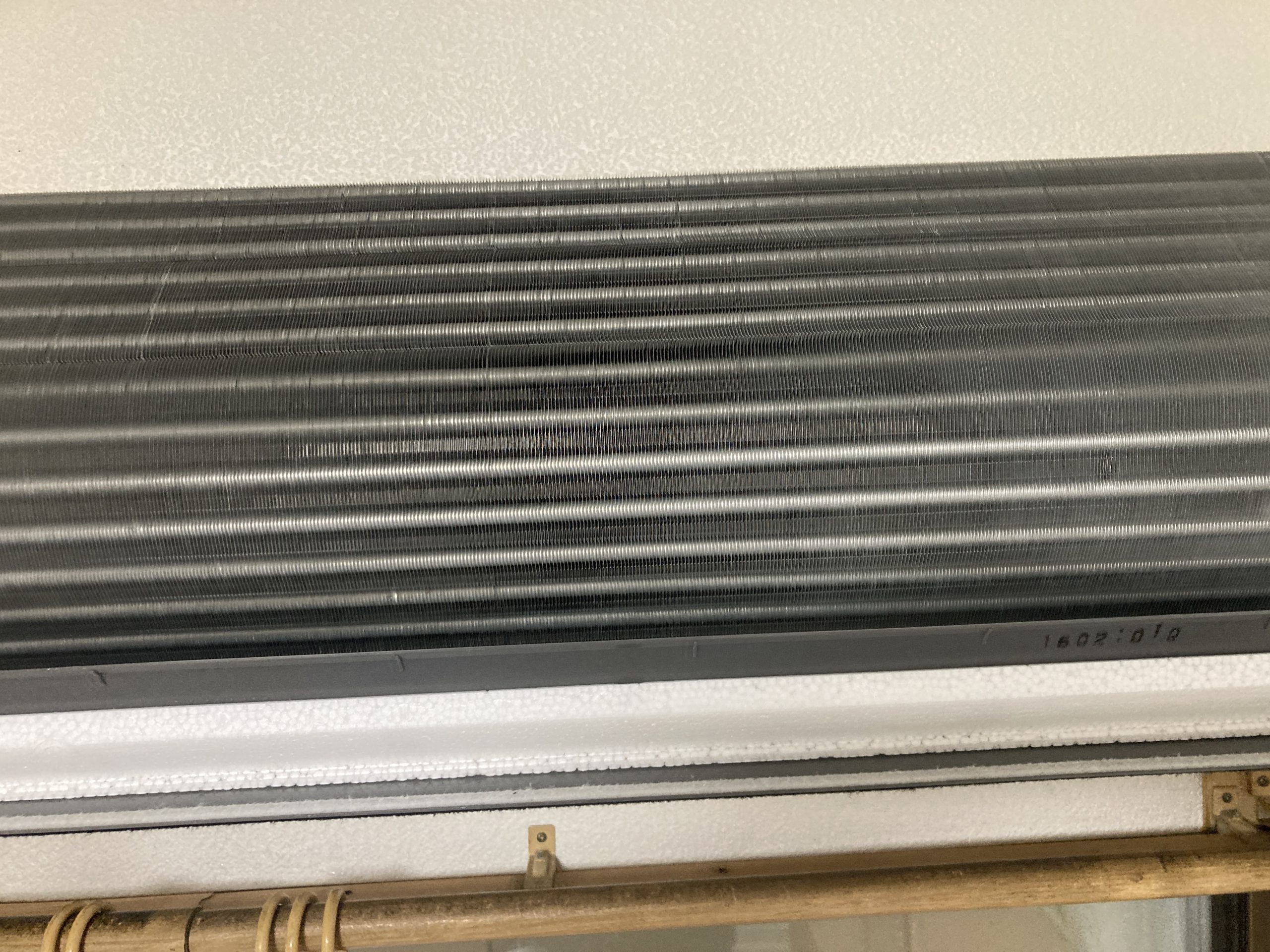 パナソニックお掃除機能付きエアコン（CS-636CXR2-W／2016年製）アルミフィン洗浄後