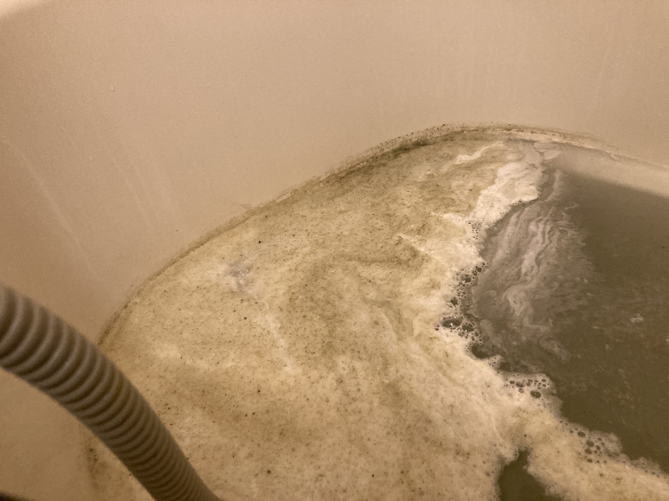 追い炊き配管洗浄「入浴剤岩塩系の汚れ」