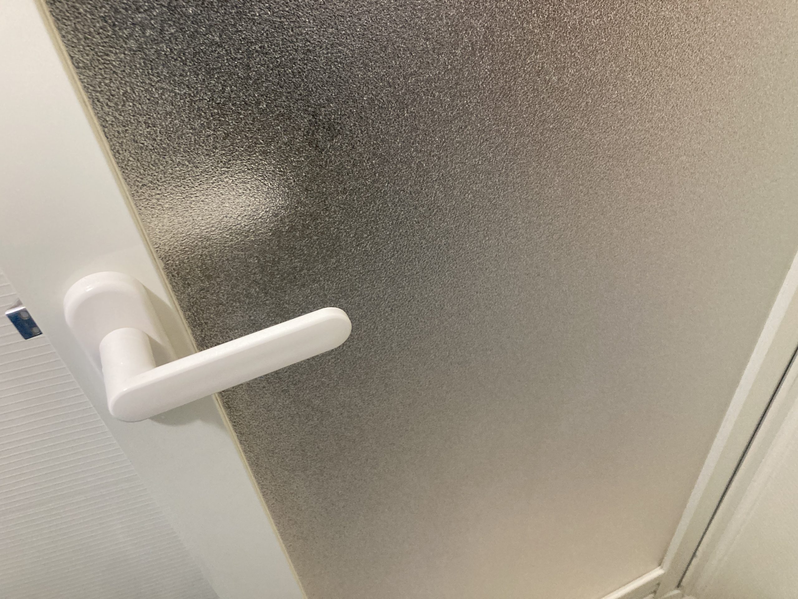 浴室の清掃後のドア